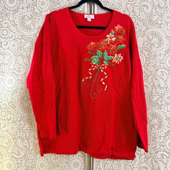 Quacker Factory Christmas Sweater XL - Picture 1 of 3